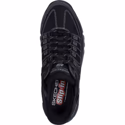 ) Skechers Summits AT Synthetic Men's Black/Charcoal Hiking Boots - Black, 8 (Adults'