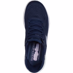 ) Skechers Skech-Lite Pro Natural Textile Women's Navy/Multi Trainers - Blue, 3 (Adults'