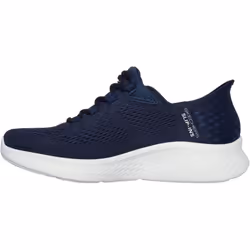 ) Skechers Skech-Lite Pro Natural Textile Women's Navy/Multi Trainers - Blue, 3 (Adults'