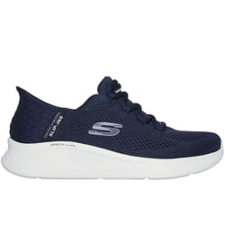 Skechers Womens Skech Lite Pro Natural Beauty Trainers Sneakers Shoes - 7 UK, Navy/Multi