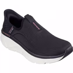 ) D'Lux Walker 2.0 | Black/Pink | Women's Relaxed Fit Slip Ins - 4 (Adults'