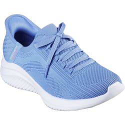 ) Skechers Ultra Flex 3.0 Brilliant Path Textile Women's Periwinkle Trainers - Blue, 8 (Adults'
