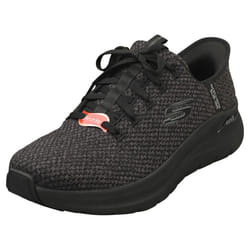 Skechers Slip-ins Arch Fit 2.0 Vegan Mens Casual Trainers in Black - 7 UK