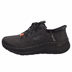 Skechers Slip-ins Arch Fit 2.0 Vegan Mens Casual Trainers in Black - 7 UK