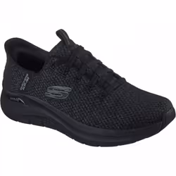) Slip-ins: Arch Fit 2.0 - Look Ahead | Black | Men's Laced Slip-on Style Trainers - 12 (Adults'