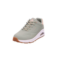 Skechers Women's UNO-Shimmer Away Sneaker  Sage  8