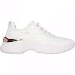 ) Hazel - Step 'N' Flow | White | Women's Lace-up Fashion Sneakers - 5 (Adults'