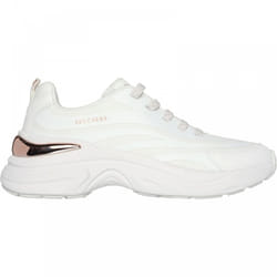 ) Hazel - Step 'N' Flow | White | Women's Lace-up Fashion Sneakers - 7 (Adults'