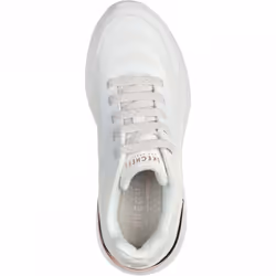 ) Hazel - Step 'N' Flow | White | Women's Lace-up Fashion Sneakers - 7 (Adults'