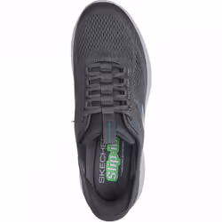 ) Skech-Lite Pro Primebase | Charcoal/Blue | Mens Slip Ins Trainers - 8 (Adults'