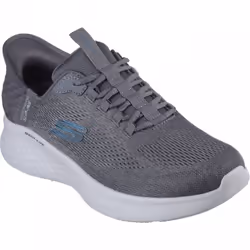 Skech-Lite Pro Primebase | Charcoal/Blue | Mens Slip Ins Trainers