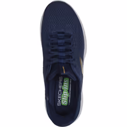 ) Skechers Skech-Lite Pro Primebase Textile Men's Navy/Yellow Trainers - Blue, 11 (Adults'