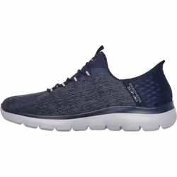 ) Skechers Summits Key Pace Textile Men's Navy Trainers - Blue, 6 (Adults'
