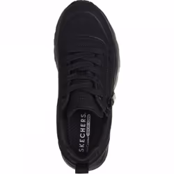 ) Uno Lite - Easy Zip | Black | Childrens School Trainers - 2 (Children's