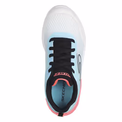 Skechers Kids Girls Microspec Max Plus-Echo Speed Sneaker  White/Coral