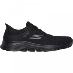 ) GO WALK 7 - Valin | Black | Women's Comfort Slip-in Trainers - 3 (Adults'