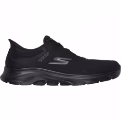 ) GO WALK 7 - Valin | Black | Women's Comfort Slip-in Trainers - 4 (Adults'