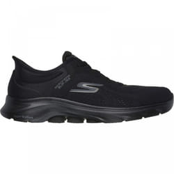 ) GO WALK 7 - Valin | Black | Women's Comfort Slip-in Trainers - 5 (Adults'