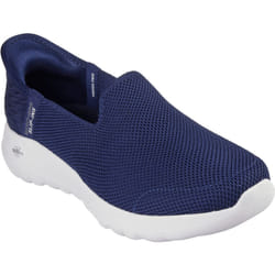 ) Skechers GO WALK Joy Vela Textile Women's Navy/White Trainers - Blue, 8 (Adults'