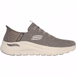 ) Slip-ins: Arch Fit 2.0 - Look Ahead | Taupe | Men's Removable Insoles Trainers - 6 (Adults'