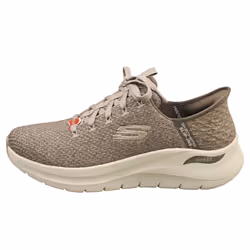 Skechers Slip-ins Arch Fit 2.0 Vegan Mens Casual Trainers in Taupe - 7