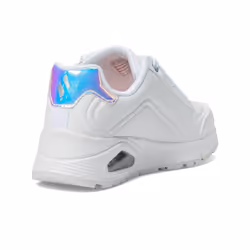 Skechers Girls UNO GEN1ZIP and Stride Sneaker  White  5 Big Kid