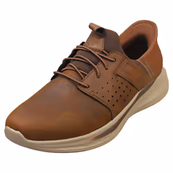 Skechers Slip-ins Slade Zachary Mens Casual Trainers in Dark Brown - 7