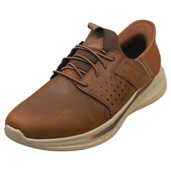 Skechers Slip-ins Slade Zachary Mens Casual Trainers in Dark Brown - 7