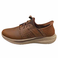 Skechers Slip-ins Slade Zachary Mens Casual Trainers in Dark Brown - 7