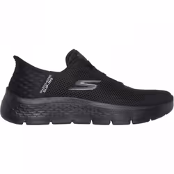 ) GO WALK Flex - Grand Entry | Black | Women's Comfy Hands Free Slip-In Trainers - 4 (Adults'