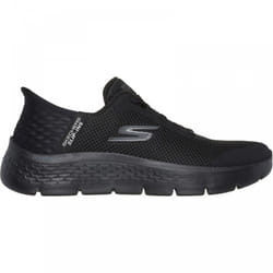 ) GO WALK Flex - Grand Entry | Black | Women's Comfy Hands Free Slip-In Trainers - 4 (Adults'