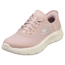 Skechers Slip-ins Go Walk Flex Womens Fashion Trainers in Mauve - 8