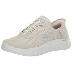 Skechers Women's Go Walk Flex Hands Free Slip-Ins-Grand Entry Sneaker  Off White  12