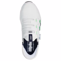 Skechers Mens 2025 Go Elite 5 Slip In Waterproof Spikeless Arch Fit Golf Shoes - UK 8.5, White/Navy
