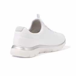 Skechers Women's Summits Sneaker  White/Silver=WSL  7