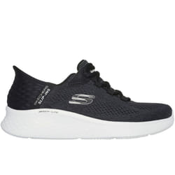 Skechers Womens Skech Lite Pro Natural Beauty Trainers Sneakers Shoes - 5 UK, Black/White