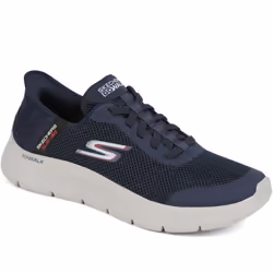 Skechers Men's Free Slip-Ins Go Walk Flex-Hands Up Sneaker  Navy  8
