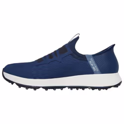 Skechers Mens 2025 Go Elite 5 Slip In Waterproof Spikeless Arch Fit Golf Shoes - UK 8, Navy