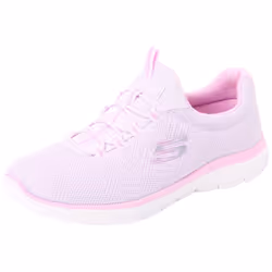 Skechers Women's SUMMETS Sneaker Lavender Mesh Trim 10
