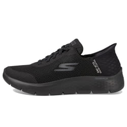 Skechers Men's Free Slip-Ins Go Walk Flex-Hands Up Sneaker  Black/Black  13