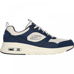 ) Skech-Air Court - Yatton | Navy/Natural | Mens Lace Up Trainers - 7 (Adults'