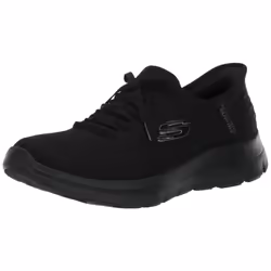 Skechers Women's Hands Free Slip-INS Summits Sneaker Black/Black=BBK