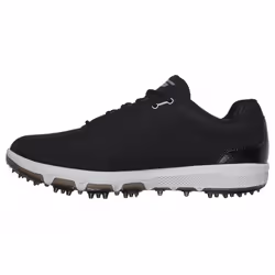 Skechers Mens 2024 Go Golf Pro 6 Spikeless Arch Fit Waterproof Golf Shoes - UK 8, Black/Grey