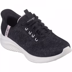 ) Ultra Flex 3.0 Easy Step | Black/Pink | Womens Slip Ins Trainers - 7 (Adults'