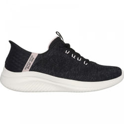 ) Ultra Flex 3.0 Easy Step | Black/Pink | Womens Slip Ins Trainers - 8 (Adults'