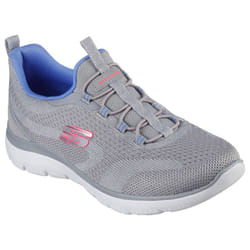 Skechers Womens Summits New Nature Recycled Sustainable Trainers - UK 4, Grey/Multi