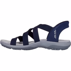 ) Skechers Reggae Slim Stretch Flex Textile Women's Navy Sandals - Blue, 5 (Adults' - Additional view 4