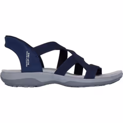 ) Skechers Reggae Slim Stretch Flex Textile Women's Navy Sandals - Blue, 6 (Adults' - Additional view 5