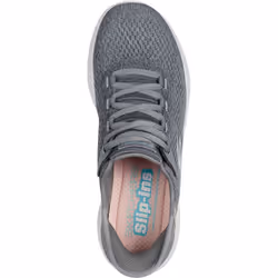 ) Skechers Skech-Lite Pro Natural Textile Women's Grey/Multi Trainers - Grey, 6 (Adults'