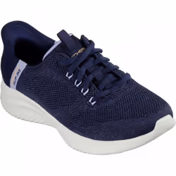 ) Ultra Flex 3.0 Easy Step | Navy/Lavender | Womens Slip Ins Trainers - 4 (Adults'